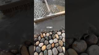 MAKING PEBBLE FLOORS sciencefacts diy facts satisfying [upl. by Einafets]