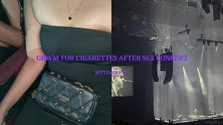 GRWM for Cigarettes after sex concert [upl. by Ellett]