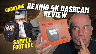 Rexing V1P 4K Dual Channel Dashcam Review amp Sample Footage  V1PGW 4K [upl. by Ecnahc169]