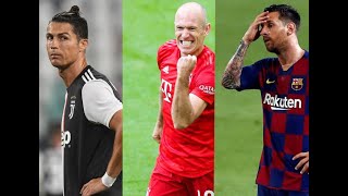 Best 3 players in curving the ball  R2  Ronaldo  messi  robben [upl. by Mya]