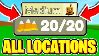 MEDIUM MODE ALL 20 CANDY CORN LOCATIONS In Brookhaven HALLOWEEN EVENT 2024 Roblox [upl. by Enak]