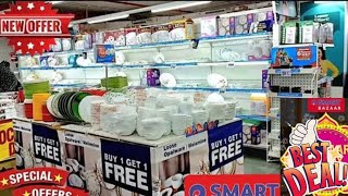 DMart SPAR Hypermarket latest offers cheapest kitchenware cookware household items organisers [upl. by Medwin472]