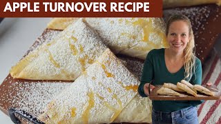 Apple Turnovers with Phyllo Dough  The Best Holiday Dessert [upl. by Anaidiriv]