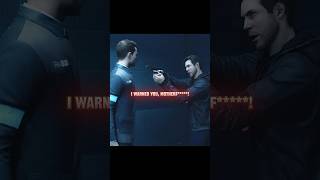 Connor Provokes Detective Reed  Detroit Become Human shorts gaming detroitbecomehuman [upl. by Atneciv]