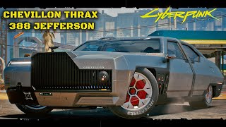 Chevillon Thrax 388 Jefferson Review  Cyberpunk 2077  Luxury Sedan  NEW [upl. by Annis]