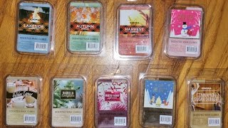 Sonoma Winter Holiday 2016 Wax Melts from Kohls  Review [upl. by Koo]