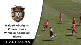 WAC v WAR  Koori Knockout 2024  NITV [upl. by Nevs]