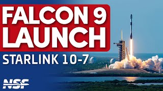 SpaceX Falcon 9 Launches Starlink 107 [upl. by Burl]