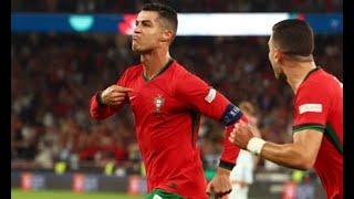 Cristiano Ronaldo strikes late for Portugal to break Scotland hearts [upl. by Duj]