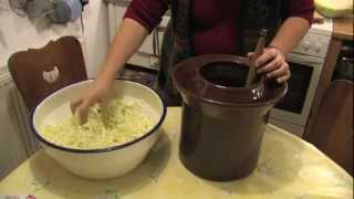 Sauerkraut selber machen [upl. by Ialda]