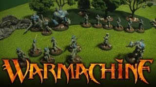 WarGamerGirl 01 KHADOR vs CYGNAR Warmachine 25pt Battle Report [upl. by Saqaw]