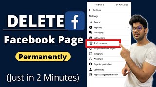 Facebook Page Kaise Delete Kare  How To Delete Facebook Page Permanently Easiest Way [upl. by Timmi]