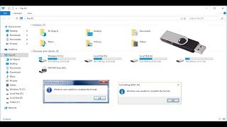 How to fix Windows was unable to complete the format Pen DriveSD Card Hindi [upl. by Meave]