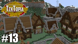 TekTopia 13  Cozy Homes Minecraft Villager Mod [upl. by Eulau]