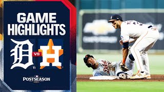 Tigers vs Astros AL Wild Card Game 1 Highlights 10124  MLB Highlights [upl. by Ramled999]