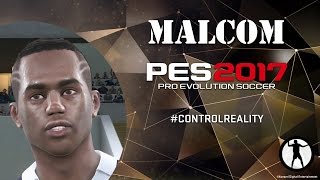 PES 2017 Face Build Malcom Girondins Bordeaux [upl. by Aicelf]