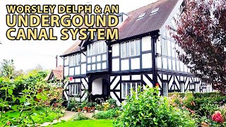 152 narrowboat life UK  Exploring Historic Worsley Delph Underground Canals and Mining History [upl. by Aleakcim694]