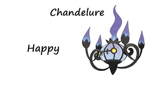 Pokémon Sounds Collection  Litwick Lampent Chandelure [upl. by Ailegave72]