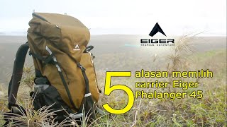 Carrier pertama saya  Eiger Phalanger 45 [upl. by Awram]