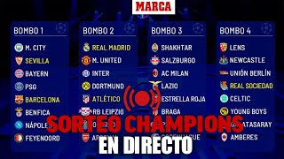 EN DIRECTO CHAMPIONS LEAGUE l Sorteo fase de grupos en vivo [upl. by Vincenz936]