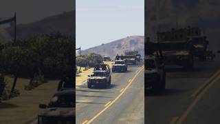 Israeli Army Weapons Convoy GTA 5 [upl. by Svoboda]