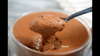 Receta casera de la Mousse de Chocolate [upl. by Lapo]