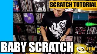 Scratch Tutorial 1 the baby scratch [upl. by Karlan]