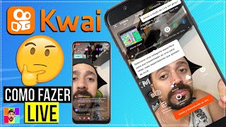 🔴 COMO FAZER LIVE DO KWAI  Transmissão ao vivo [upl. by Edra]