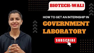 How to get an internship in State Forensic Laboratory  BIOTECHWALI [upl. by Kellie]