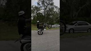 Pure 4 Stroke Sound 🔊🔊 fourstroke wheelie bikelife [upl. by Auqenahc]