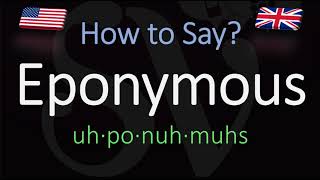 How to Pronounce Eponymous CORRECTLY Meaning amp Pronunciation [upl. by Sax]