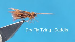 Fly Tying  Caddis Dry Fly [upl. by Issiah]