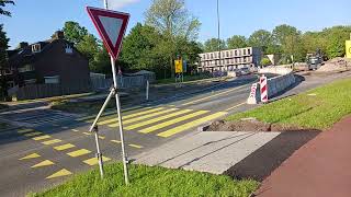 Verkeerssituatie Krusemanlaan Heerhugowaard B6 tegenstrijdig [upl. by Aneerb]