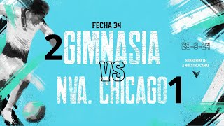 GIMNASIA Mza vs Nva CHICAGO [upl. by Nomelif]