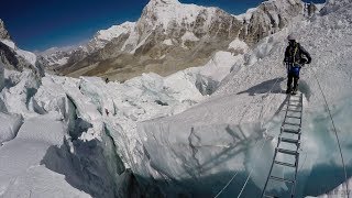 Everest Khumbu Icefall 42316 [upl. by Dranal]