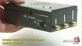 GPS Jammers  Portable Powerful All GPS signals Jammer [upl. by Atinahc]