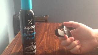 Zippo blu lighter review [upl. by Sherard195]