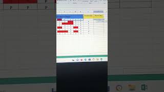 Get Absent days From attendance sheet excel trending advancedexcel shorts short [upl. by Bickart112]