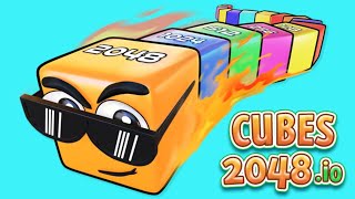 Mastering the Challenge Cubes 2048io Gameplay  Free Game Fun [upl. by Wilek500]