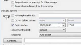 How to specify an expiration date for an email message [upl. by Wang630]