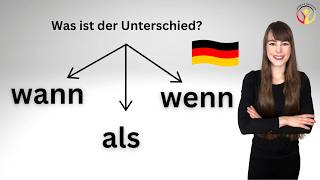 Wann wenn oder als  Verwendung Tipps und Beispiele 💪learngerman deutschlernen deutschkurs [upl. by Yentruocal]