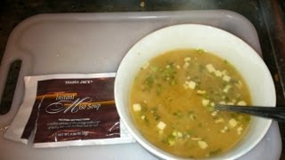 Trader Joes Instant Miso Soup Review [upl. by Refinaj]