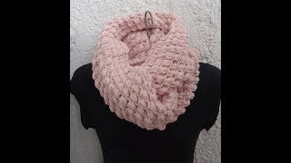 CROCHET INFINITY SCARF NR1EASY PATTERN [upl. by Harrak]