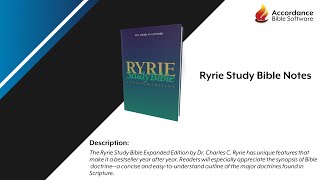 Ryrie Study Bible Product Overview [upl. by Benni]