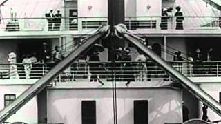 Titanic departure real video 1912 [upl. by Noiramed410]