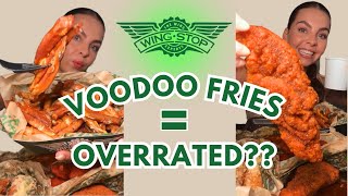 Wingstop Tenders  Voodoo Fries Taste Test — Honest Review amp First Impressions… [upl. by Aiblis]