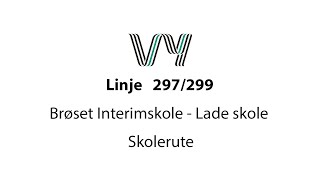 Linje 297299 Brøset Interimskole  Lade skole [upl. by Mauchi]