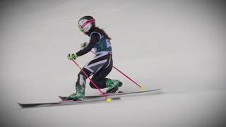 Meidjo 21 telemark binding on the race with Jasmin Taylor  The M equipment [upl. by Mariko809]