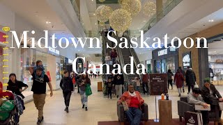 Downtown walking tour Saskatoon Canada [upl. by Jasper]