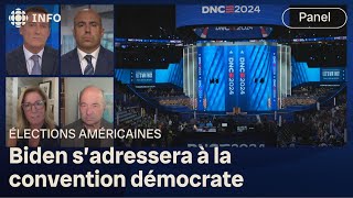 Panel américain  début de la convention démocrate à Chicago [upl. by Gustafsson]